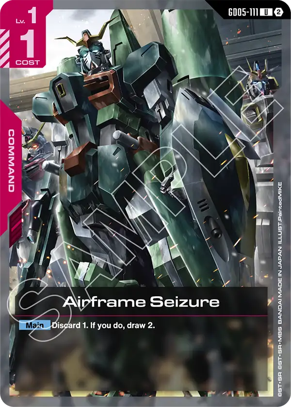 Airframe​ Seizure Gundam Card Game card
