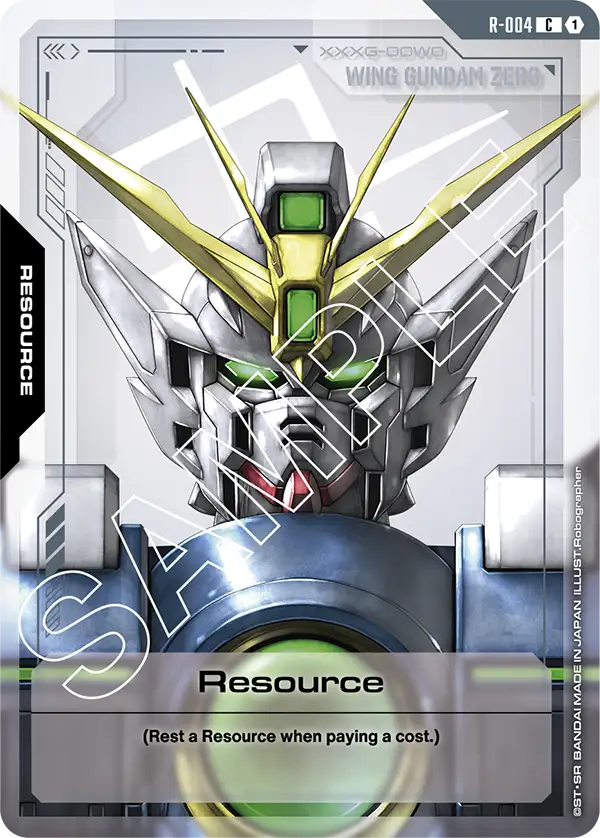 Resource Gundam Card Game card
