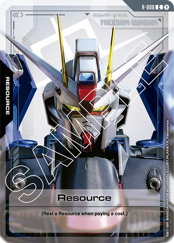 Resource Gundam Card Game card