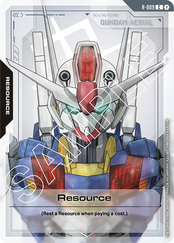 Resource Gundam Card Game card