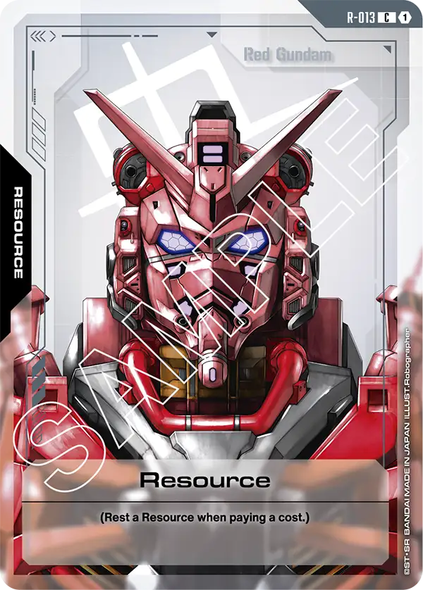 Resource Gundam Card Game card
