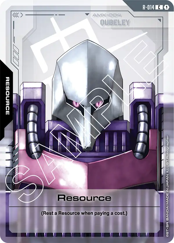 Resource Gundam Card Game card