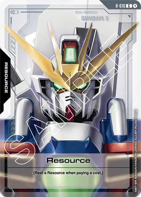 Resource Gundam Card Game card