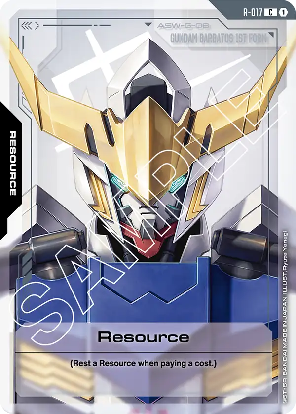 Resource Gundam Card Game card