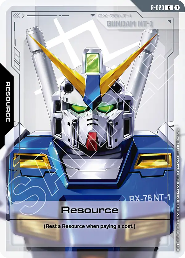 Resource Gundam Card Game card