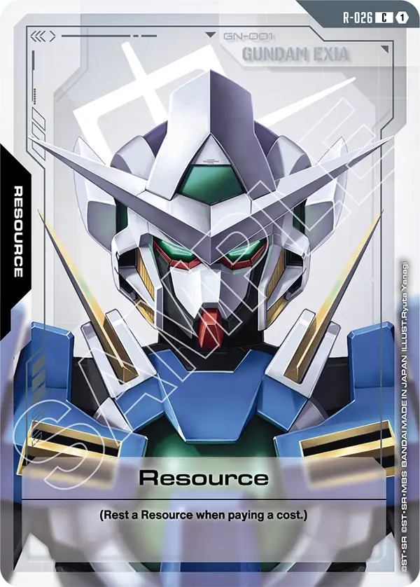 Resource Gundam Card Game card
