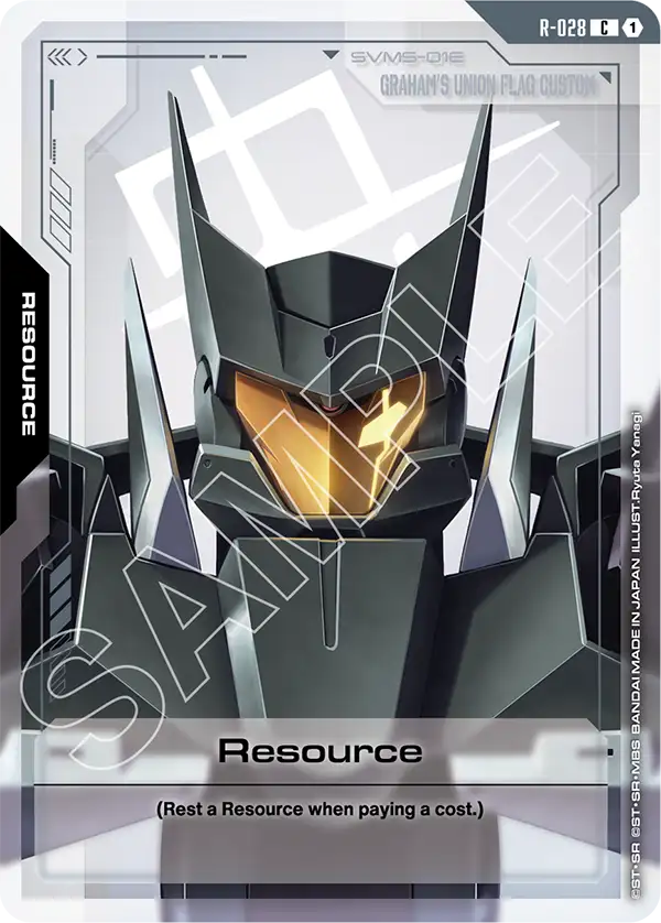 Resource Gundam Card Game card
