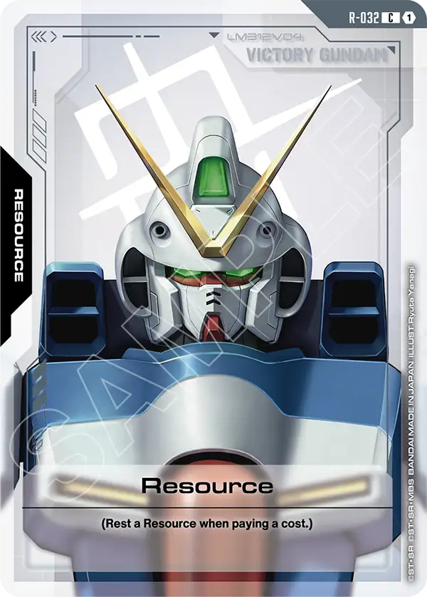 Resource Gundam Card Game card