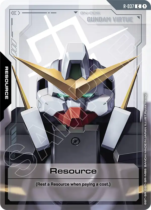 Resource Gundam Card Game card