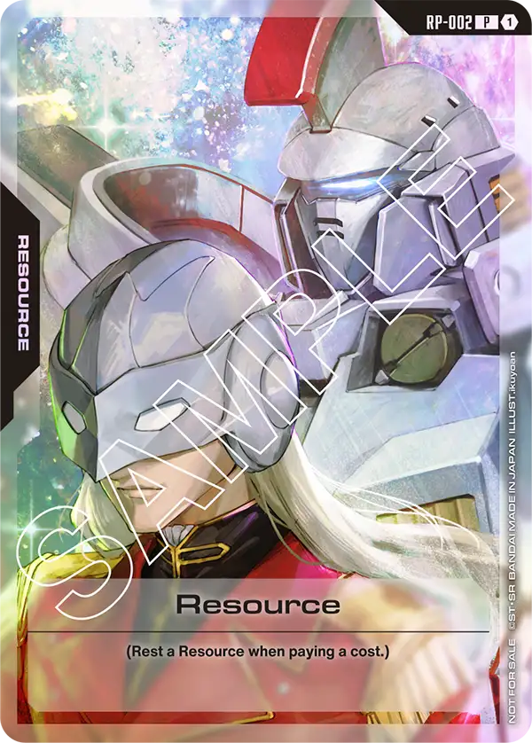 Resource Gundam Card Game card