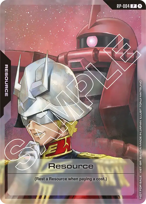 Resource Gundam Card Game card