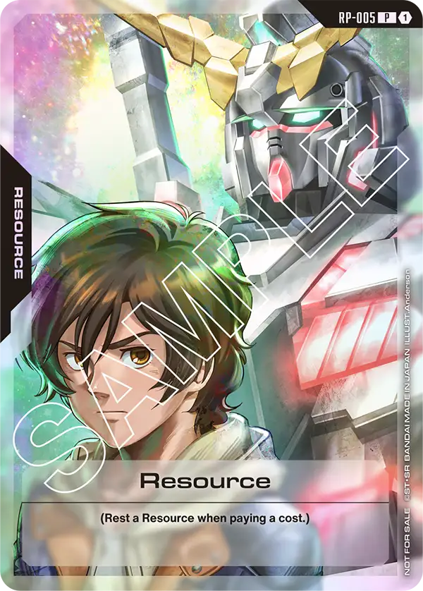 Resource Gundam Card Game card