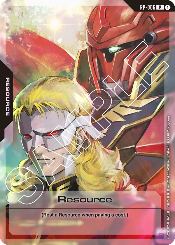 Resource Gundam Card Game card