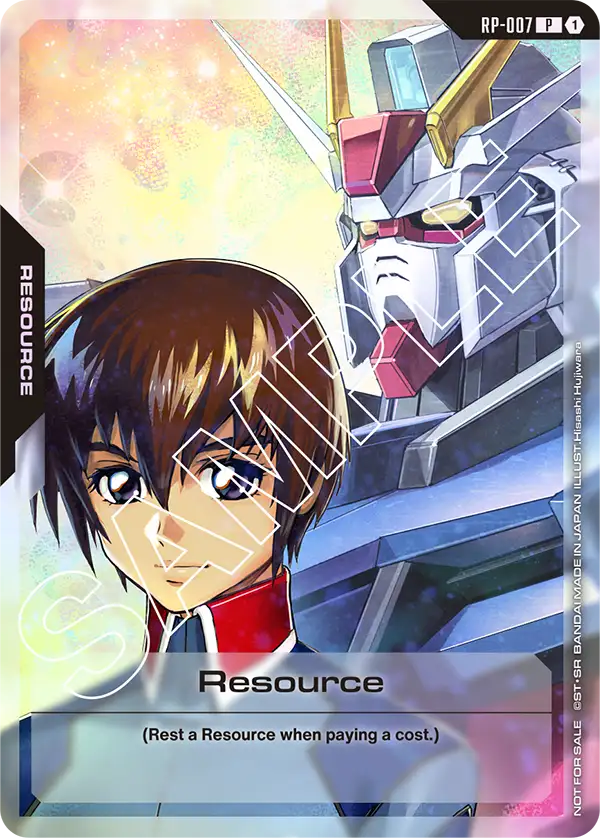 Resource Gundam Card Game card