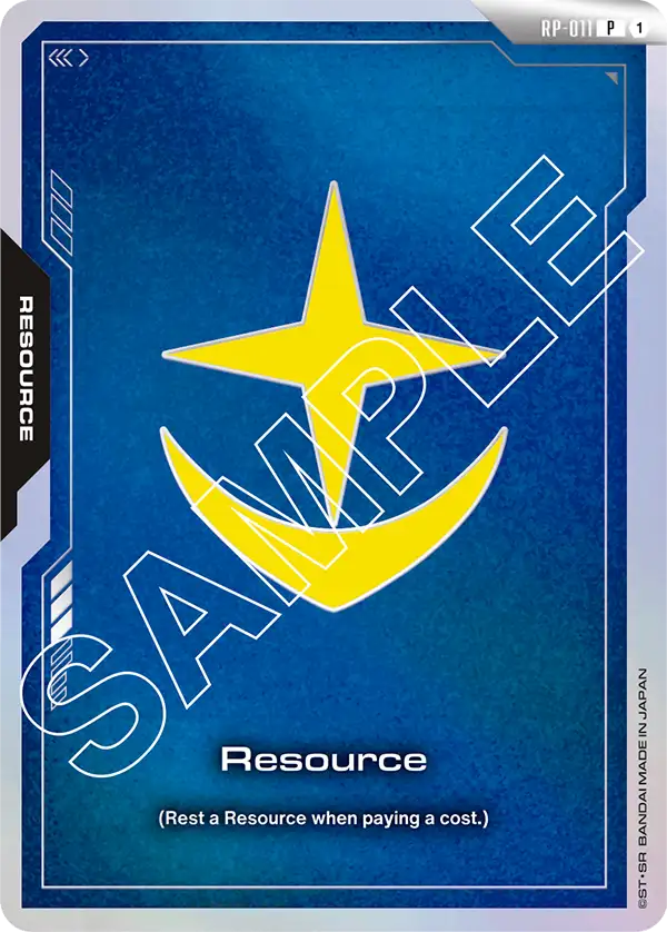 Resource Gundam Card Game card