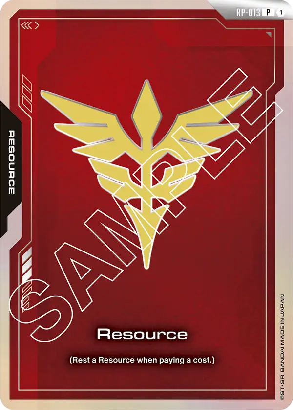 Resource Gundam Card Game card