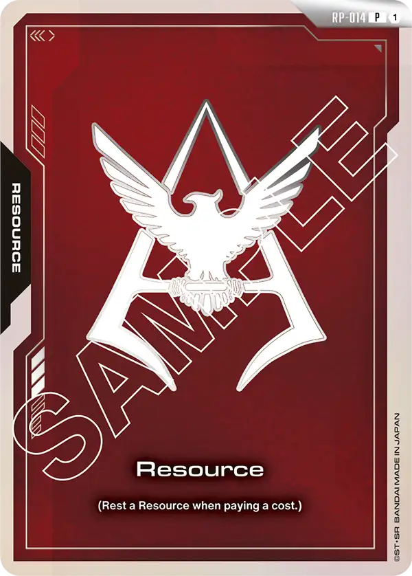Resource Gundam Card Game card