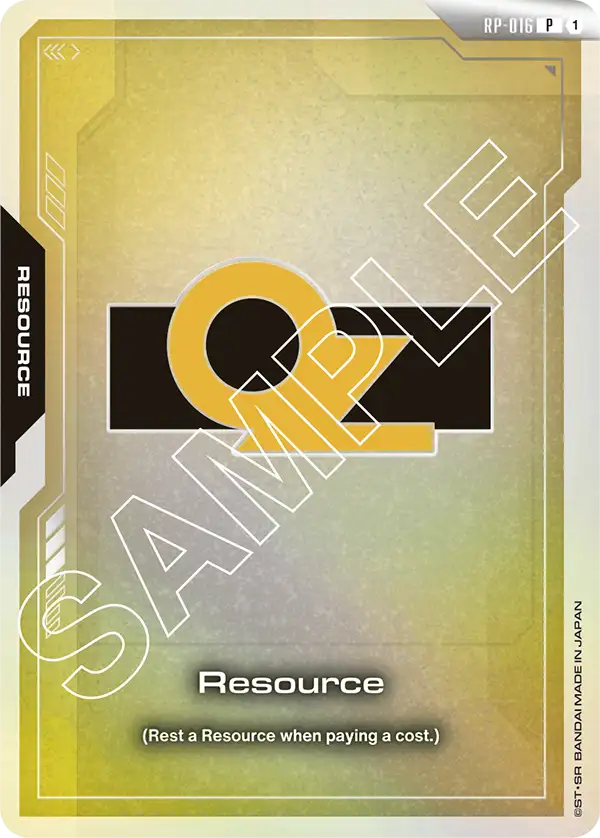 Resource Gundam Card Game card