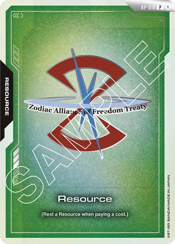 Resource Gundam Card Game card
