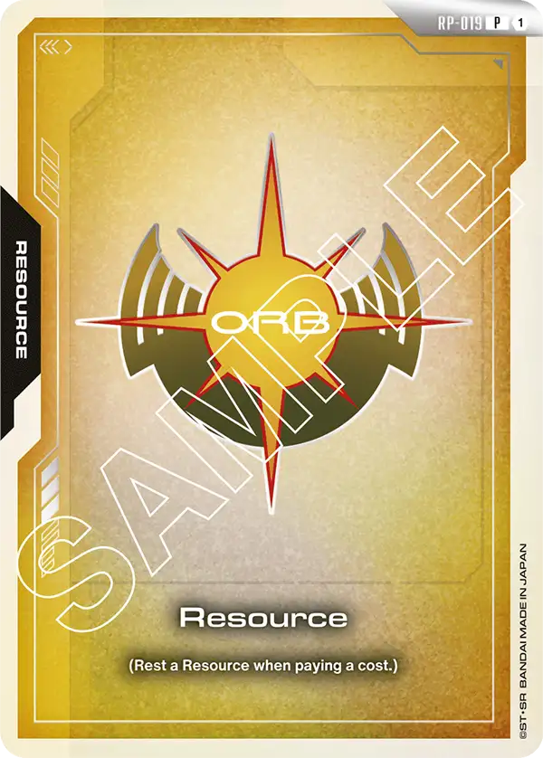 Resource Gundam Card Game card