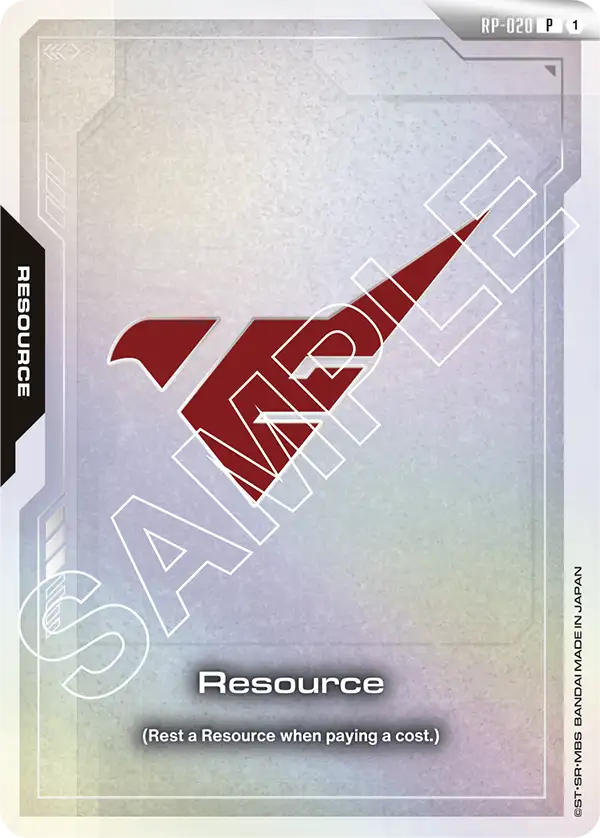 Resource Gundam Card Game card