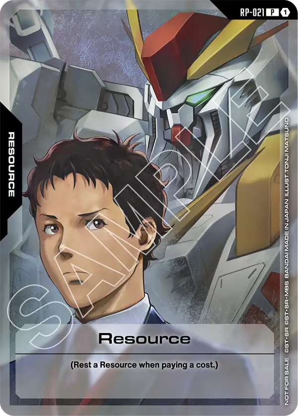 Resource Gundam Card Game card