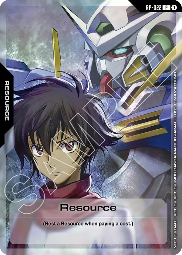 Resource Gundam Card Game card
