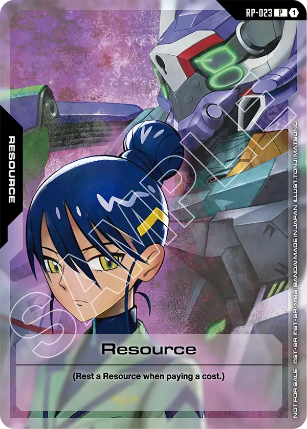 Resource Gundam Card Game card