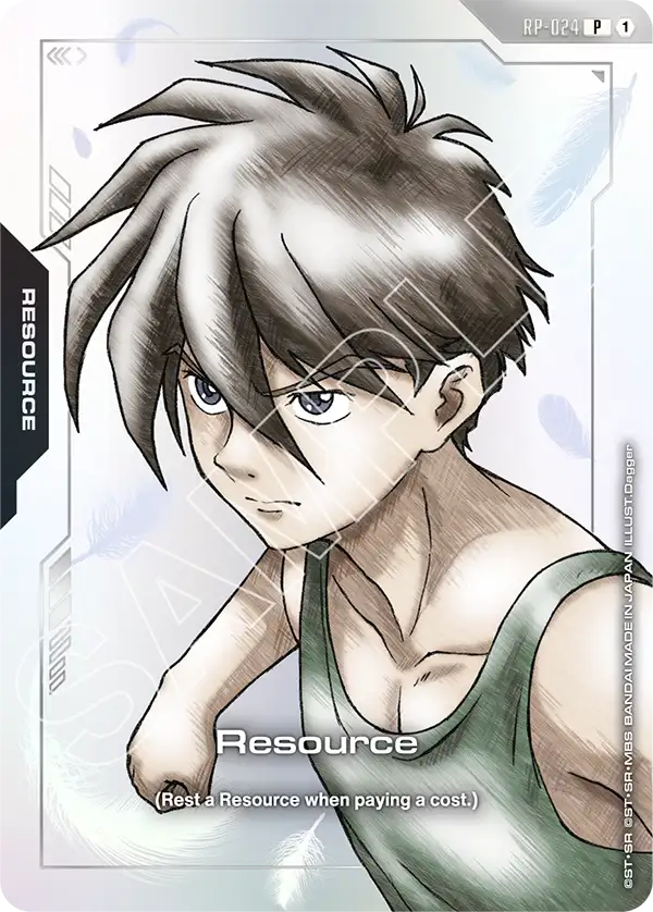 Resource Gundam Card Game card