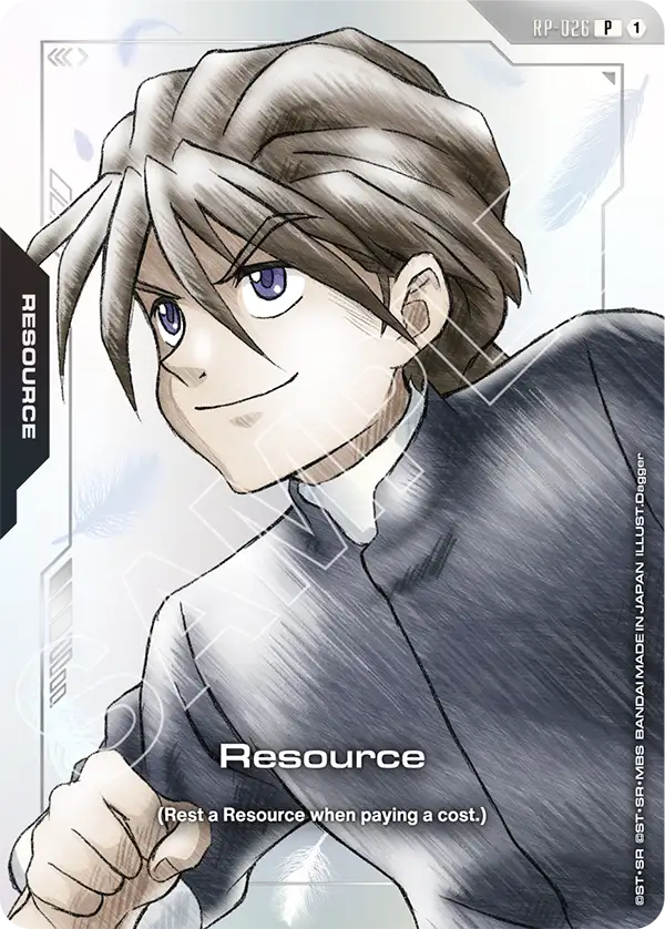 Resource Gundam Card Game card