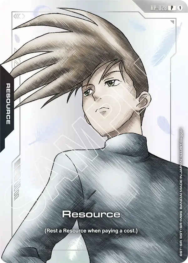Resource Gundam Card Game card