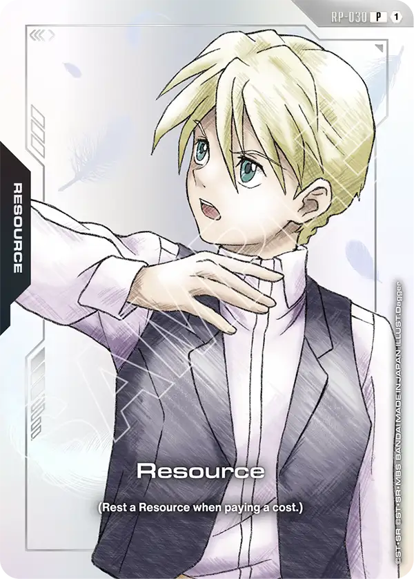 Resource Gundam Card Game card