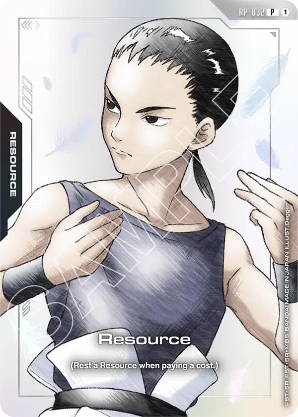 Resource Gundam Card Game card