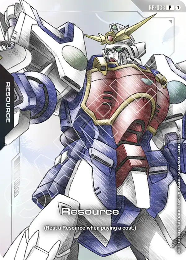 Resource Gundam Card Game card