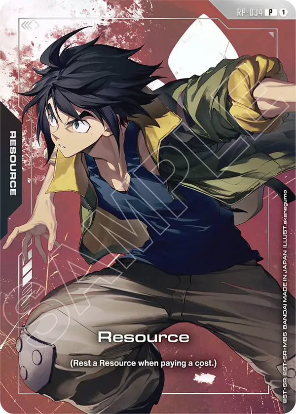 Resource Gundam Card Game card
