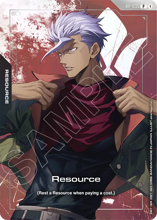 Resource Gundam Card Game card