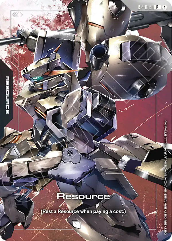 Resource Gundam Card Game card