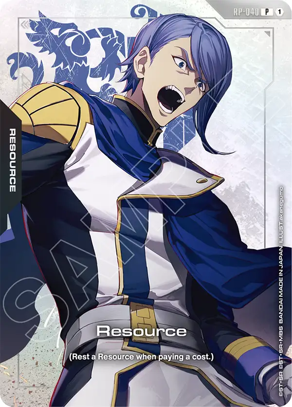 Resource Gundam Card Game card