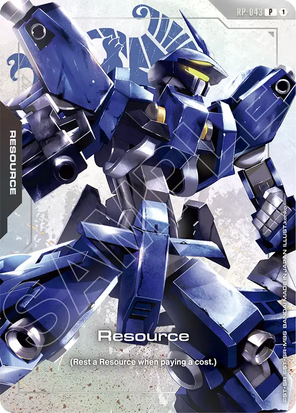 Resource Gundam Card Game card
