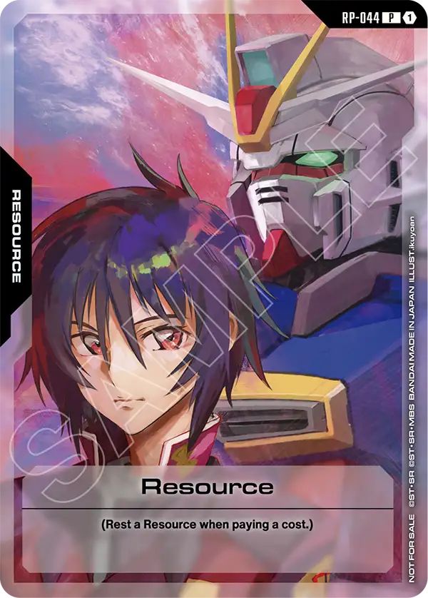 Resource Gundam Card Game card