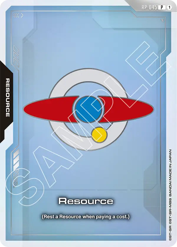 Resource Gundam Card Game card