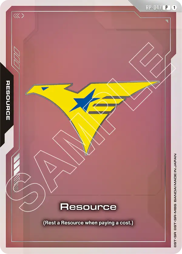 Resource Gundam Card Game card