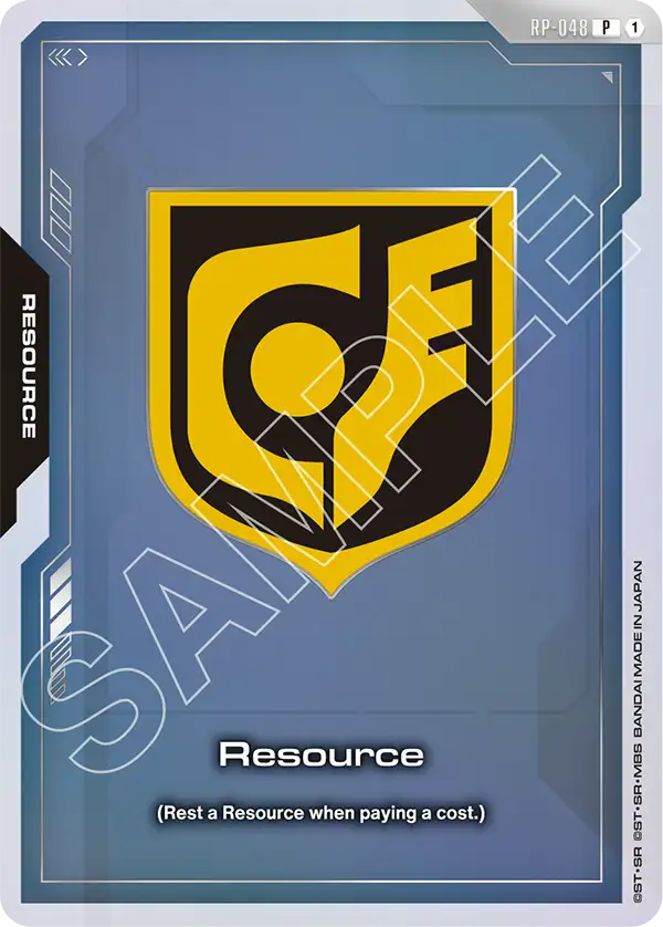 Resource Gundam Card Game card
