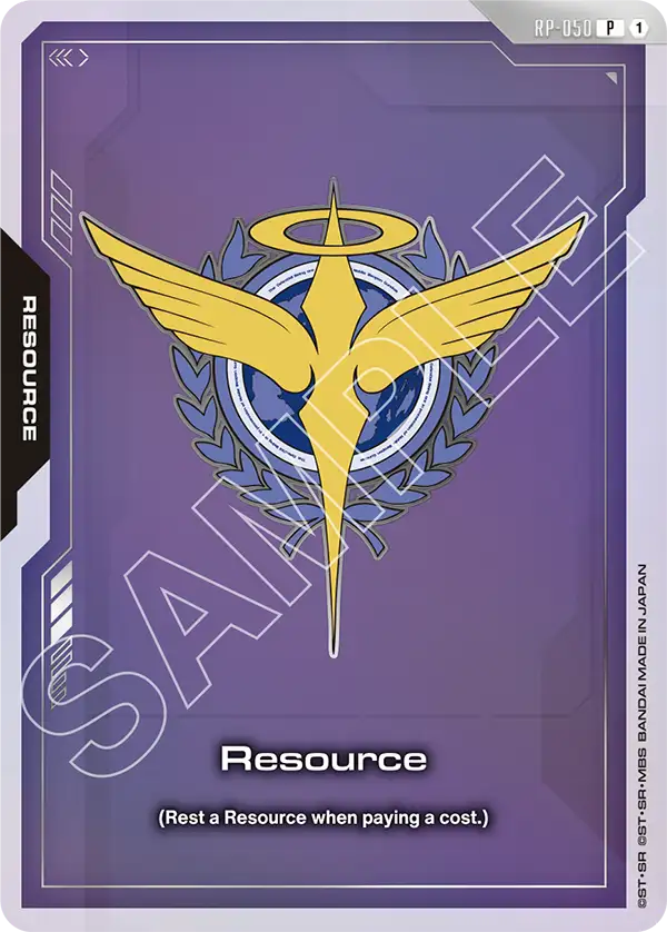 Resource Gundam Card Game card