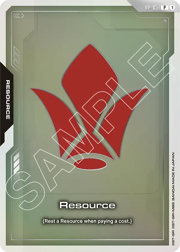 Resource Gundam Card Game card