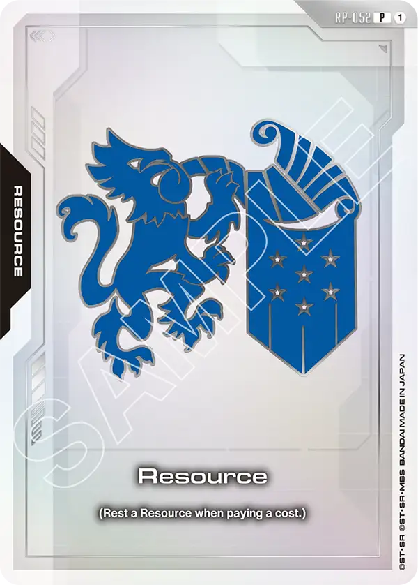 Resource Gundam Card Game card