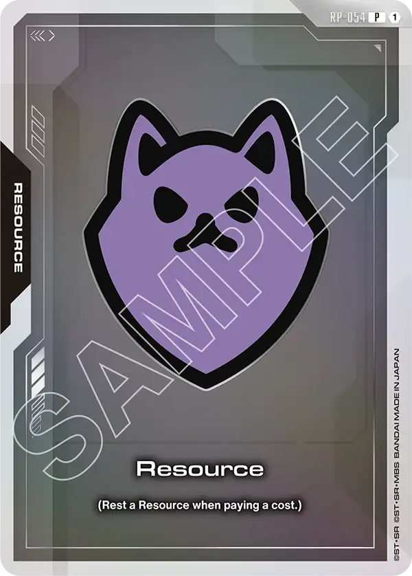 Resource Gundam Card Game card