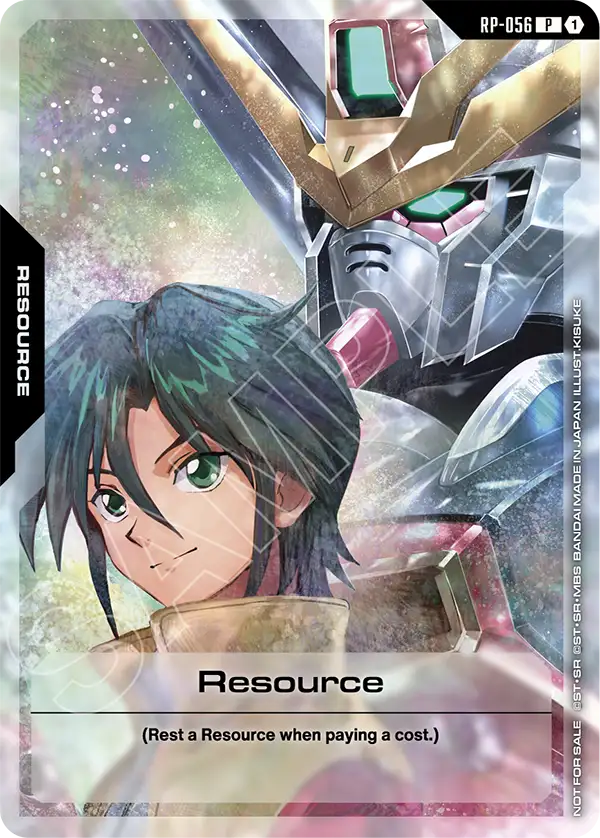 Resource Gundam Card Game card