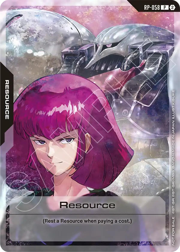 Resource Gundam Card Game card
