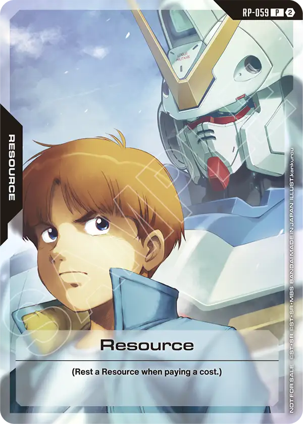 Resource Gundam Card Game card